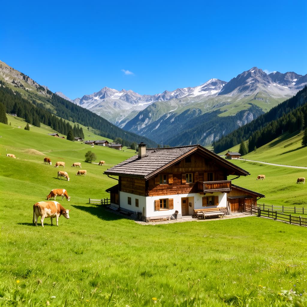 Una storia che nasce tra prati verdi e montagne.